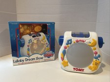 Tomy First Fun Lullaby Dream Show Windup Musical Night Light Retro Vintage 1990s