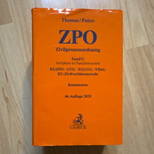 Thomas/Putzo | Kommentar | ZPO | 46. Aufl. | ...