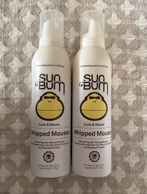 Sun Bum Whipped Mousse Curls & Waves 6 Oz. 