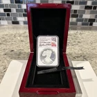 2017 W American Silver Eagle PF70 NGC Anna Cabral signed / Lacquered Display Box