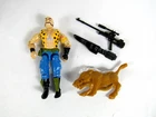G.I. Joe Dreadnok Gnawgahyde 1989 Action Figure 3.75" w/ Boar + Gun + Quiver