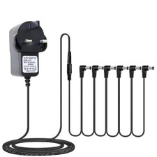 Guitar Effect Pedal Power with 1 to 5 Way Cable Power Supply Adapter Guitar Part