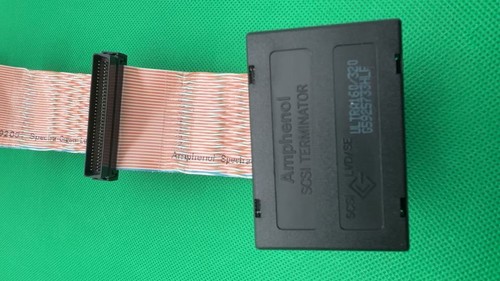 New Amphenol Spectra Strip Wide Ribbon Terminator SCSI 68 Pin Cable 5 Drive LVD - Picture 4 of 4