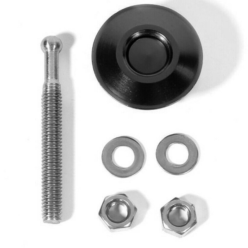 4X Push Button Quick Release Car Hood Latch Pin Lock Bumper Clip V8L5