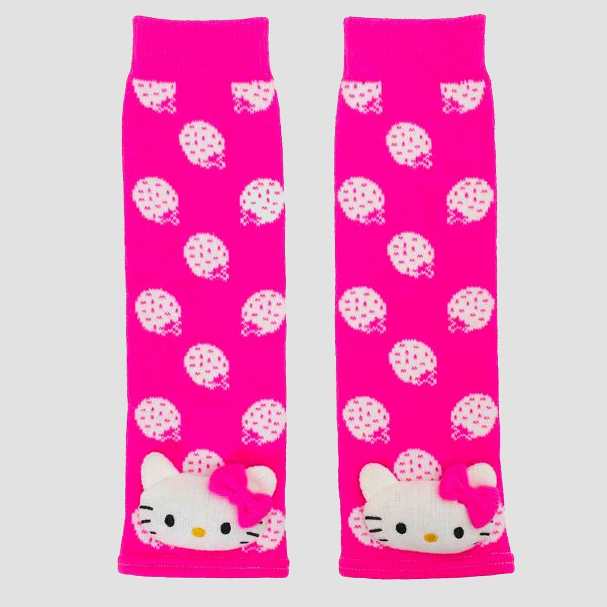 Hello Kitty Arm Warmers Fingerless Gloves