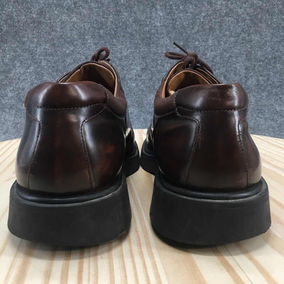 Bass Chase Men’s Leather Dress Shoes Brown Size 10M Classic Lace Up Bass Dress Shoes Mens 13 M Oxford Brown Leather Lace Up  main image 3