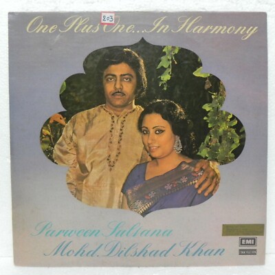 Parween Sultana Mohd Dilshad Khan LP Record Classical Bollywood Vinyl Indian NM