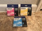 Epson 220 Color Combination Ink Cartridges Standard 3/Pack (T220520-S) Combo New