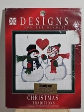 Janlynn Designs for the Needle Cross Stitch Kit # 1891 SNOW FOLKS CHRISTMAS NIP