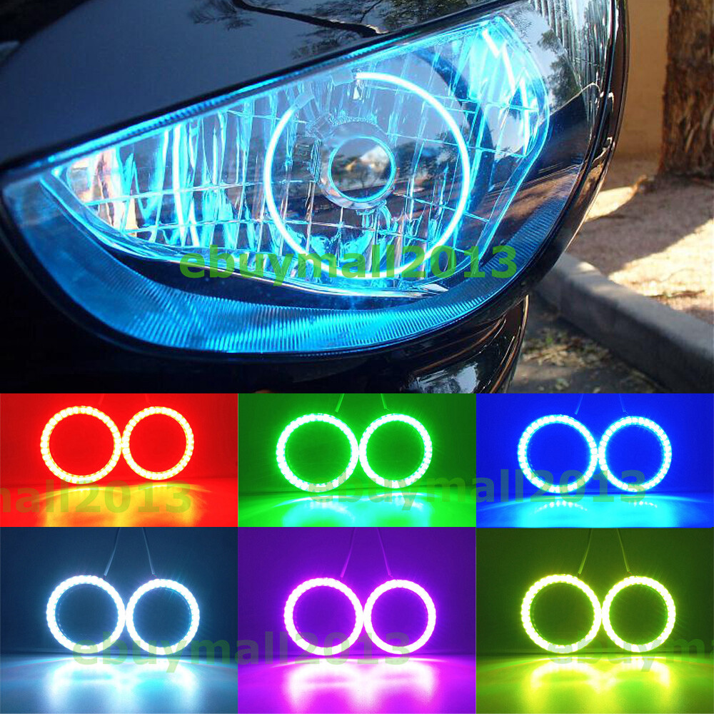 BT Clear RGB Halo Ring Devil Demon Angel Eye for Kawasaki