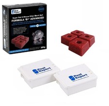 Mouse Poison Pest Expert Formula B 15 x Strong Bait Blocks & 2 Mouse Bait Boxes