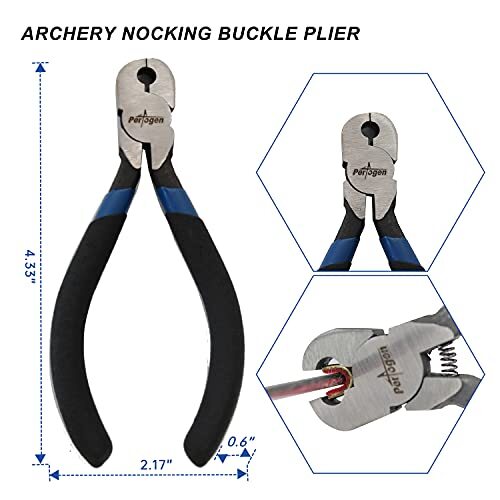 Archery Bow String Points Nock Pliers Set T Shape Bow Square Ruler Kit