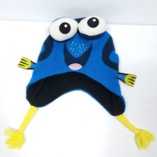 Disney Winter Hat Finding Dory Warm Big Eyes Child Blue Knitted Nemo Beanie