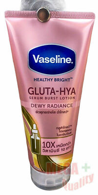 3 x Vaseline Healthy Bright Gluta HYA Serum Burst Lotion Dewy