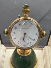 Vacheron Constantin Geneve Antique Nautical Table Stand Ball Clock Desk Clock