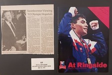 YANKEES GEORGE STEINBRENNER AUTOS(2) + BOXING TEOFILO STEVENSON AUTOS(2)! RARE!!