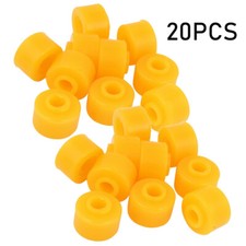 Pack Of 20 Vehicle Car Orange Rubber Shock Absorber Bushings 10mm X 28mm X 20mm