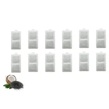 12 Packs | Nispira Large Water Filter for Whisker City Automatic Pet Fountain