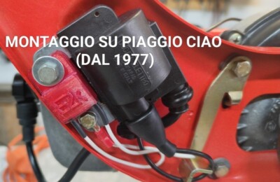 Condensatore Esterno Accensione A Puntine PER Piaggio Vespa 50 Ciao Bravo Si - Foto 3