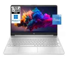 HP 15 15.6" FHD Windows 11 Pro Business Laptop Computer