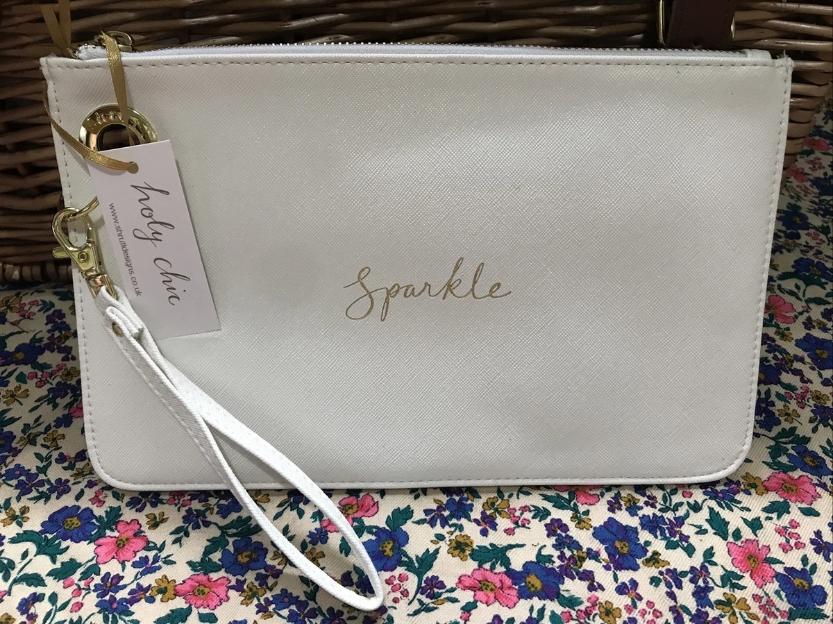 Clutch bag with shop wrist strap uk