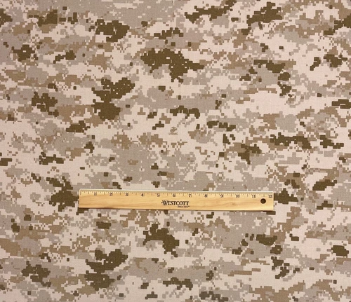 MARPAT DESERT 6oz MARINE USMC LOGO APPAREL NOMEX FR FABRIC BY 1/2(0.5) YARD 64"W image 4
