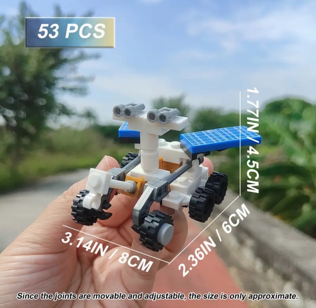 2 In 1 Transformation Space Building Block Toys SPACE ROBOTS