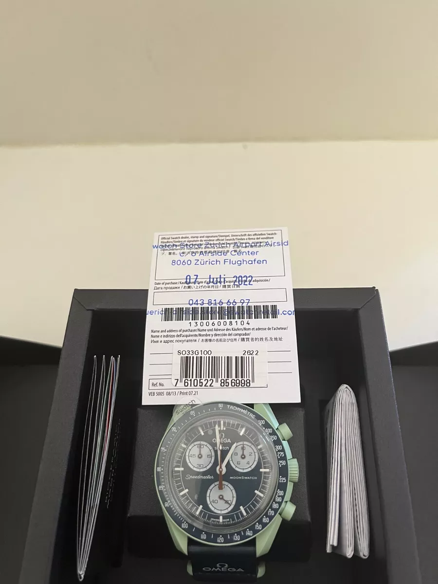 Omega x Swatch Bioceramic Moonswatch Collection Mission On Earth