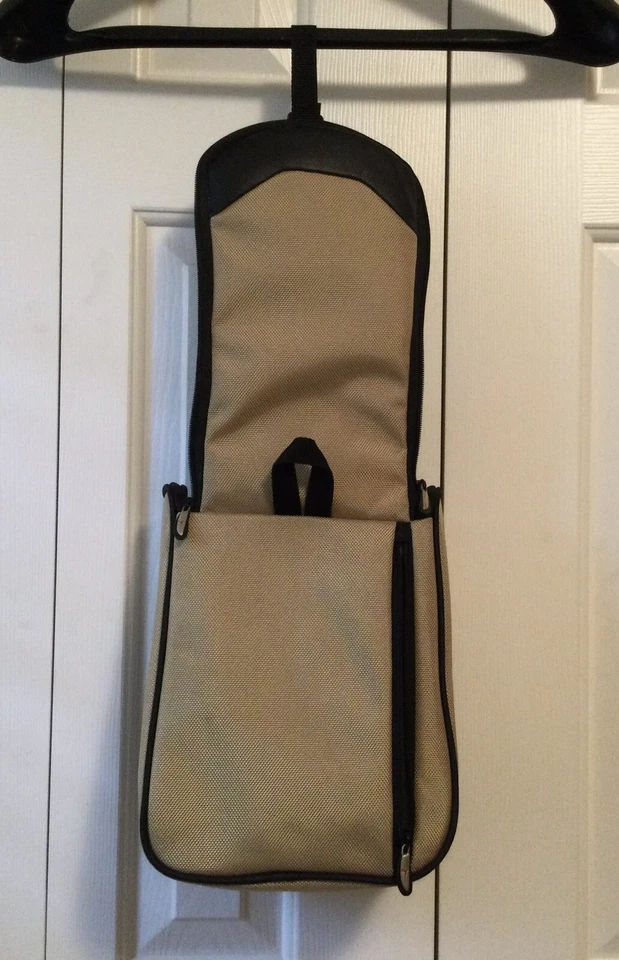 Travelon Bolsa de Aseo para Hombres Organizador de Afeitado Colgante 11" X 8" X 4” Bronceado Foto 3 de 4