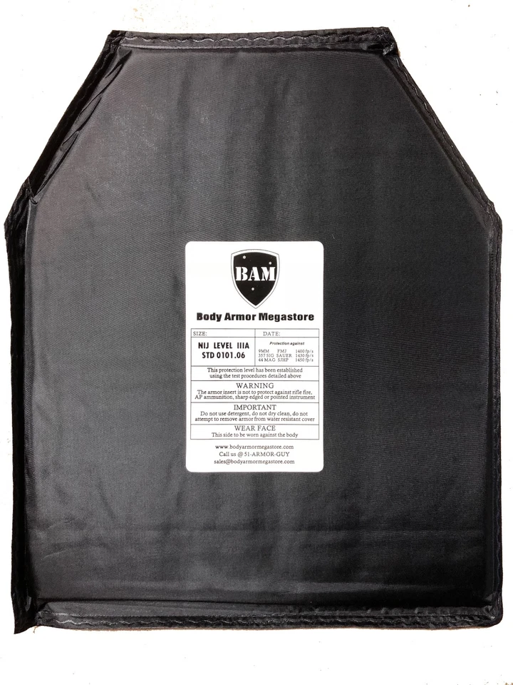 Body Armor | 防弹插入 | Level IIIA - 3A | 10x12- 对 | 制造 2025 — 第 4/4 张图片