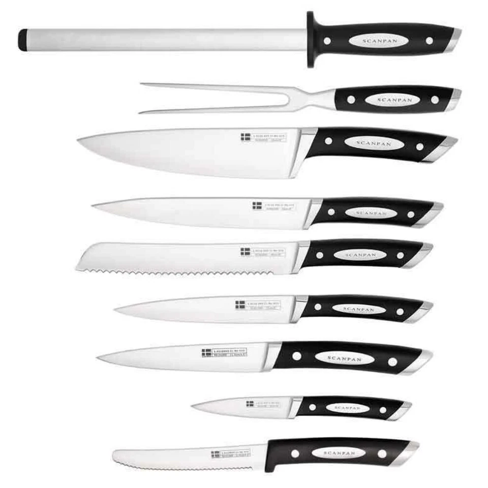 Scanpan Classic 15 piece 15pc Oak Knife Block Set - Image 2 of 2