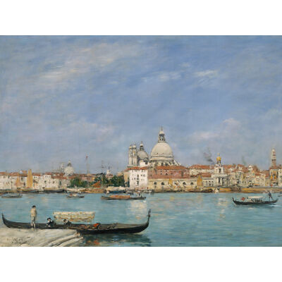 Eugene Louis Boudin Venedig großer Leinwand Kunstdruck