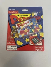 Mini Perfection Game Keychain Basic Fun Mini Game HTF Complete Sealed Milton Vtg