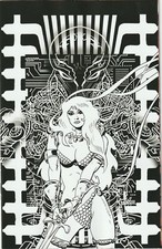 Red Sonja 1982 # 1 Broxton 1:7 Cover NM Dynamite 