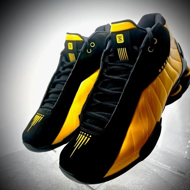 Black and gold sales nike shox mens