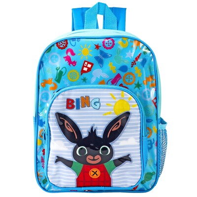 Bing Bunny Deluxe Rucksack Back To School Kinder Mädchen Jungen blau