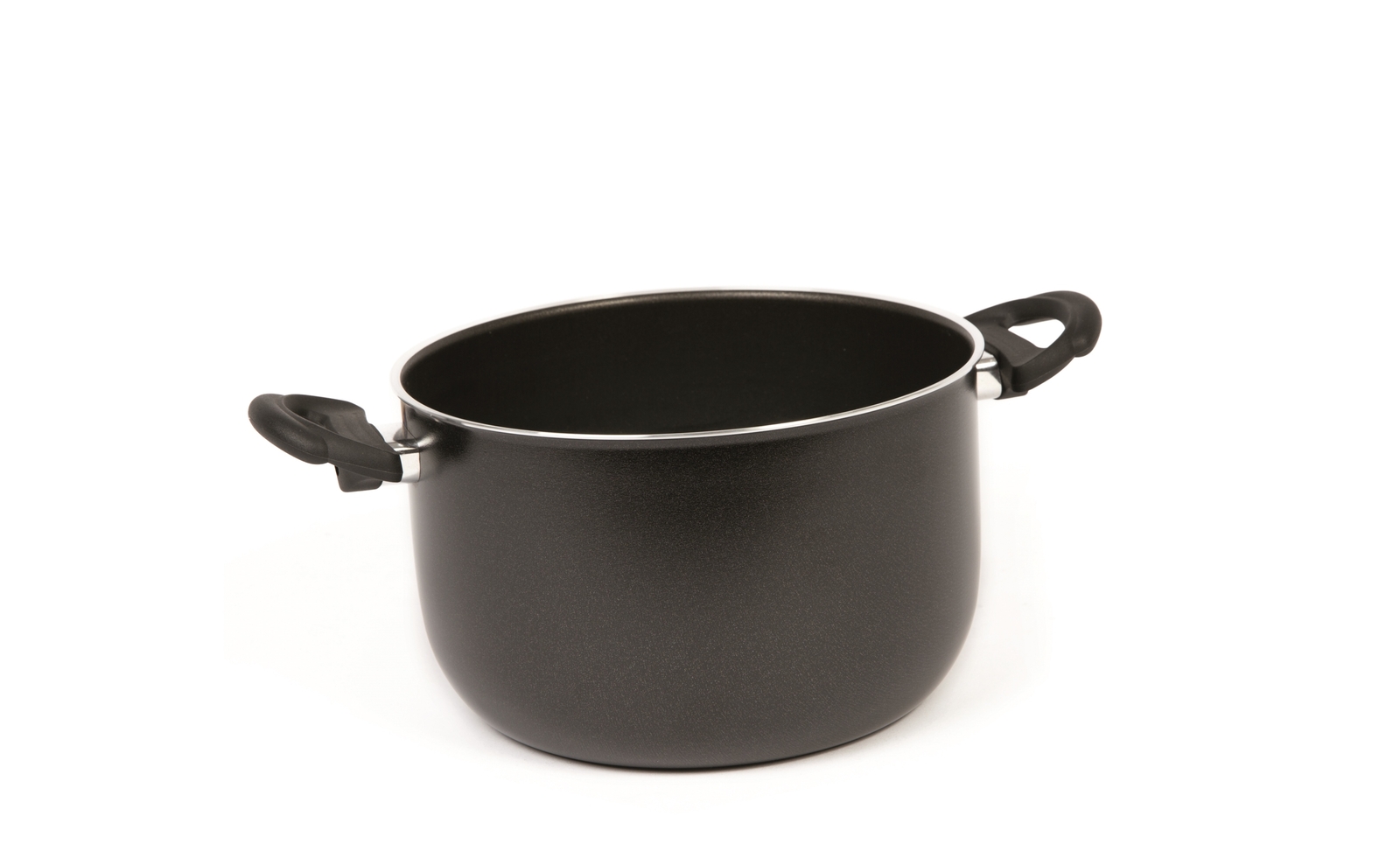 Pentola Antiaderente Nera Diametro 22 cm Ravelli in Alluminio Cuocipasta