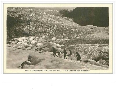 74.CHAMONIX Mount Blanc.au Gletscher Des Bossons