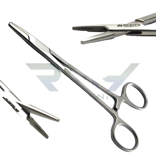 4-Pack German Mayo-Hegar Needle Holders - Tungsten Carbide Jaws, Sizes 5" To 8" - CYNAMED