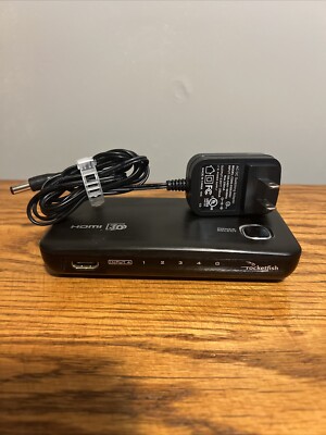 Rocketfish 4-Port HDMI Switch - Black w/Adapter