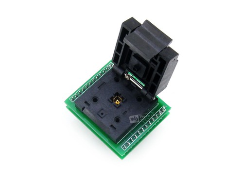 QFN24 Programming Adapter MLF24 MLP24 to DIP24 QFN-24BT-0.5-01 IC Test Socket - Picture 3 of 3