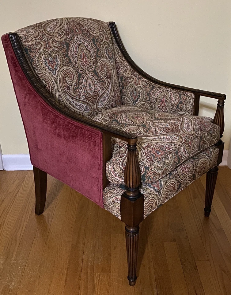 John Widdicomb ~ Sillón de salón vintage con acento ~ ¡EXCELENTE estado! Foto 3 de 4