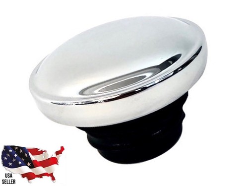 OUMURS Chrome Flush Pop-Up Gas Cap For Harley Sportster, Dyna, Softail (1982-2024)