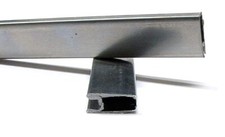 U Zinc - 3/4" - 6ft Zinc Came Cut Into 3-24" Pieces by BiNARi Glass Studio