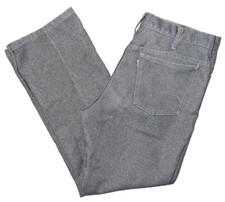 Vtg 70s Levis Gray Dress Slacks Western Polyester 36x30 Trousers Talon 42 a46