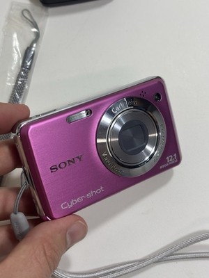 Sony Cyber Shot DSC W220 Pink 12.1MP Digital Camera Bundle Tested