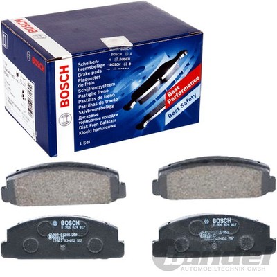 BOSCH BREMSBELÄGE HINTEN passend für MAZDA 323 F VI 626 V PREMACY BJ. BEACHTEN