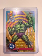 2026 Topps Finest Fantastic 4 Hulk Negative Zone Rare Kaleidoscope 40/50