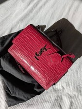 YSL Medium Leather lined sunset bag