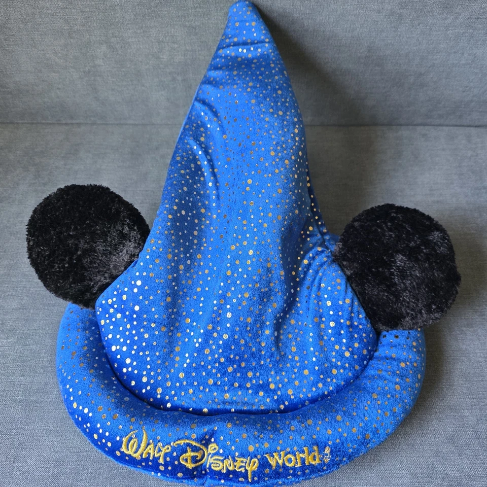 Walt Disney World Sorcerer Mickey Light Up Hat Fantasia Working Lights - Image 2 of 4